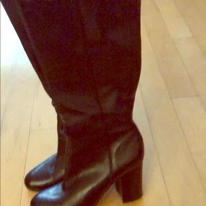 Sam Edelman Tall Black Leather Boots
